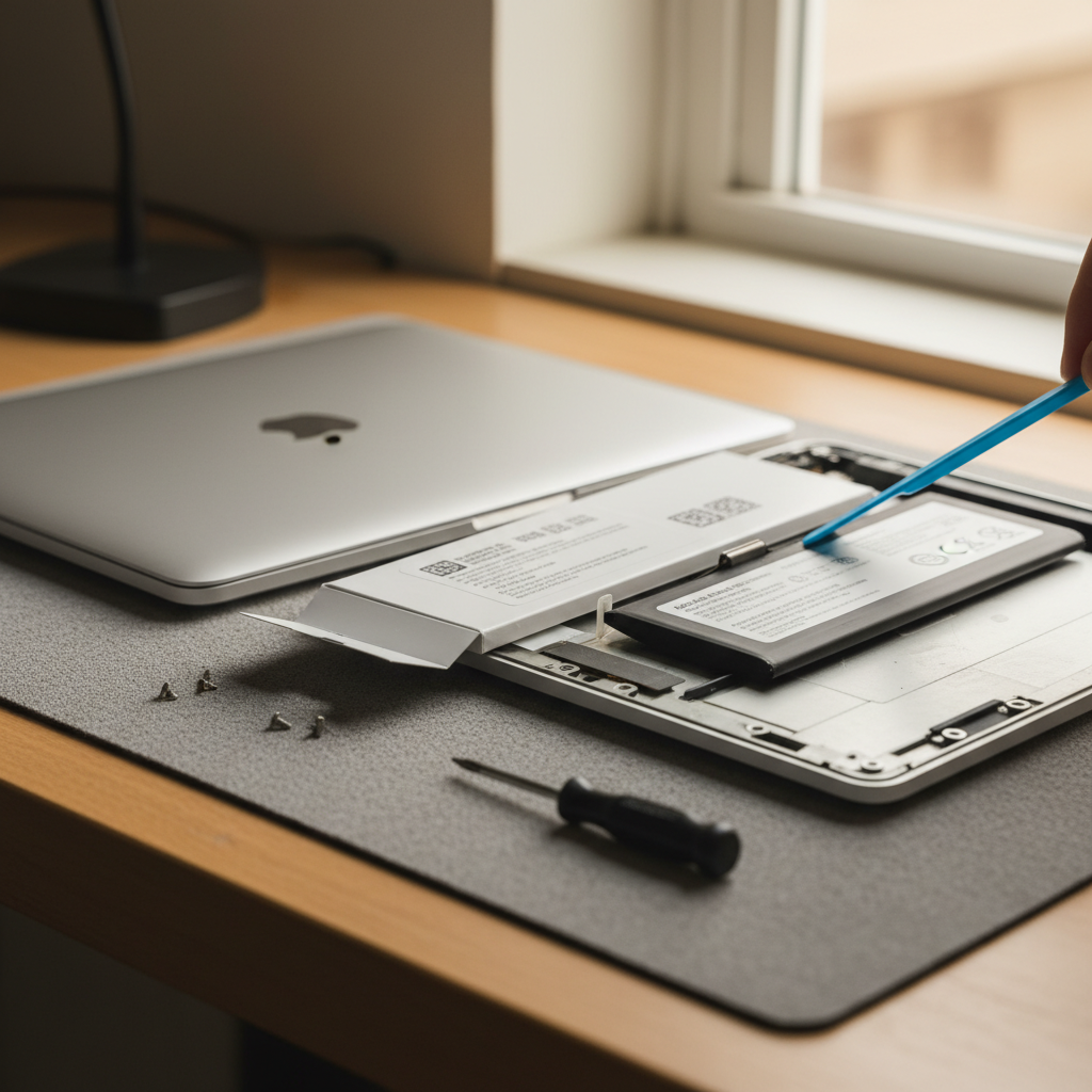 MacBook Pro laptop battery replacement service in New Lambton Heights — Newcastle NSW 2305