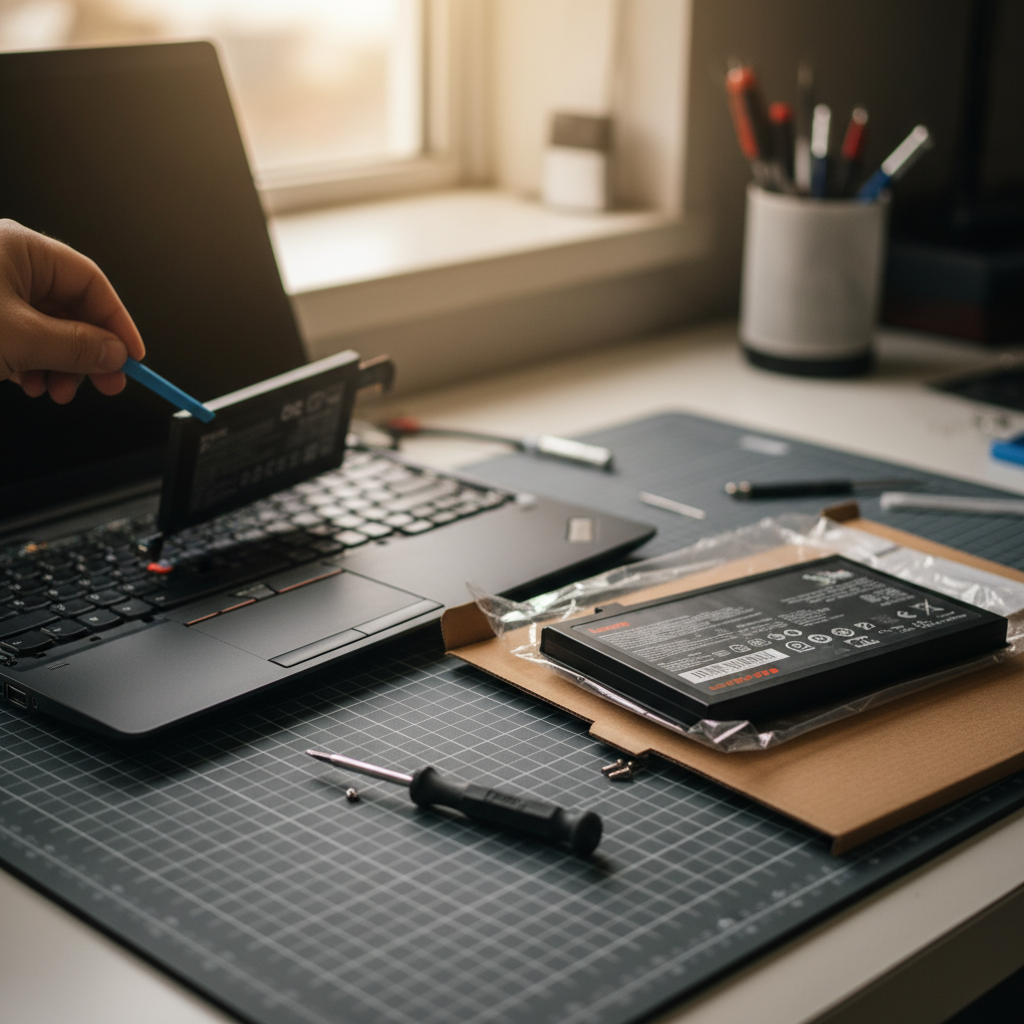 Lenovo ThinkPad laptop battery replacement service in Newcastle West — NSW 2302