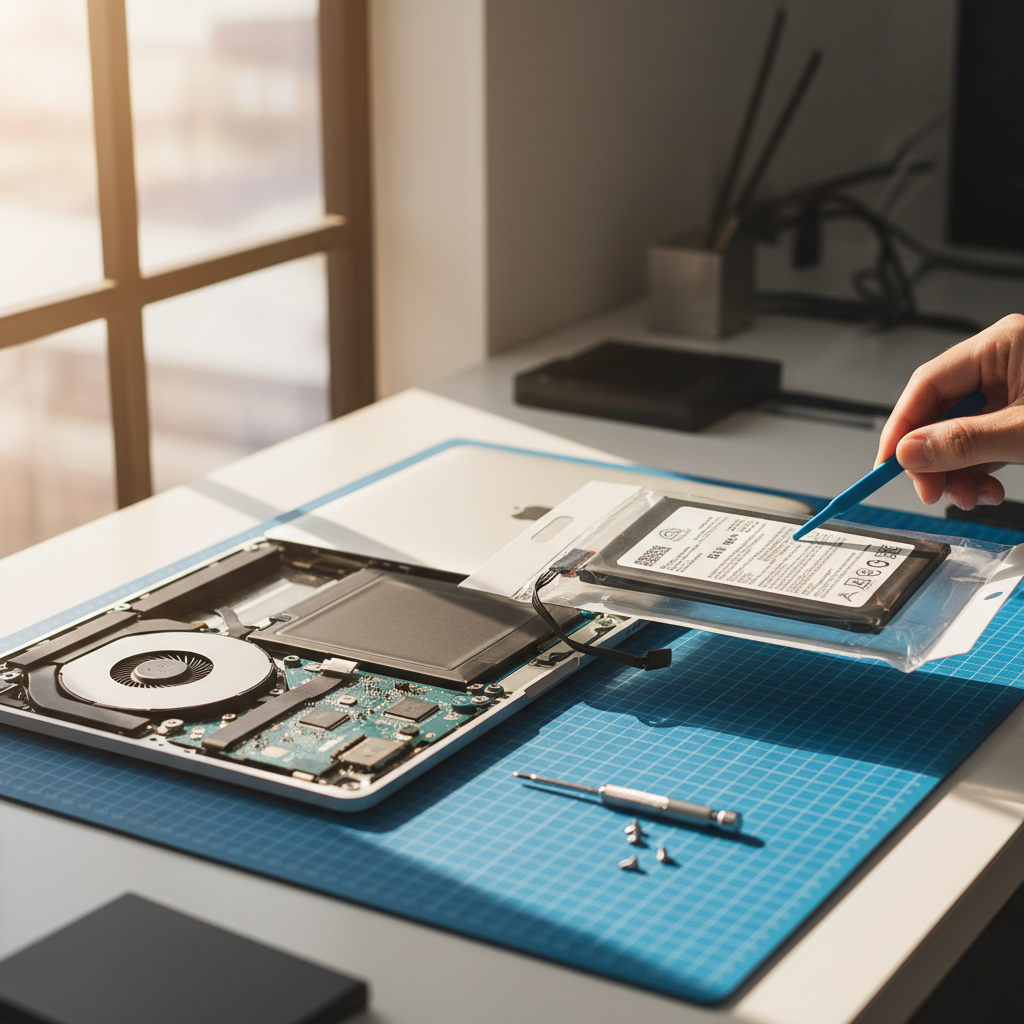MacBook Pro laptop battery replacement service in North Brighton — Adelaide SA 5048