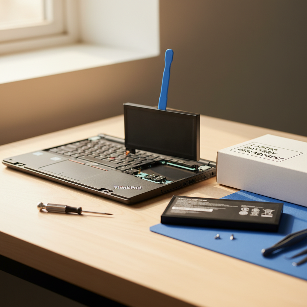 Lenovo ThinkPad laptop battery replacement service in Raymond Terrace — Newcastle NSW 2324