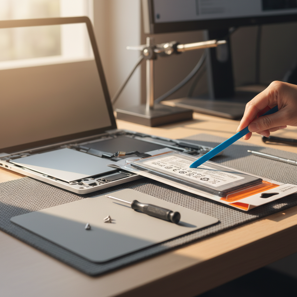 MacBook Pro laptop battery replacement service in Speers Point — Newcastle NSW 2284