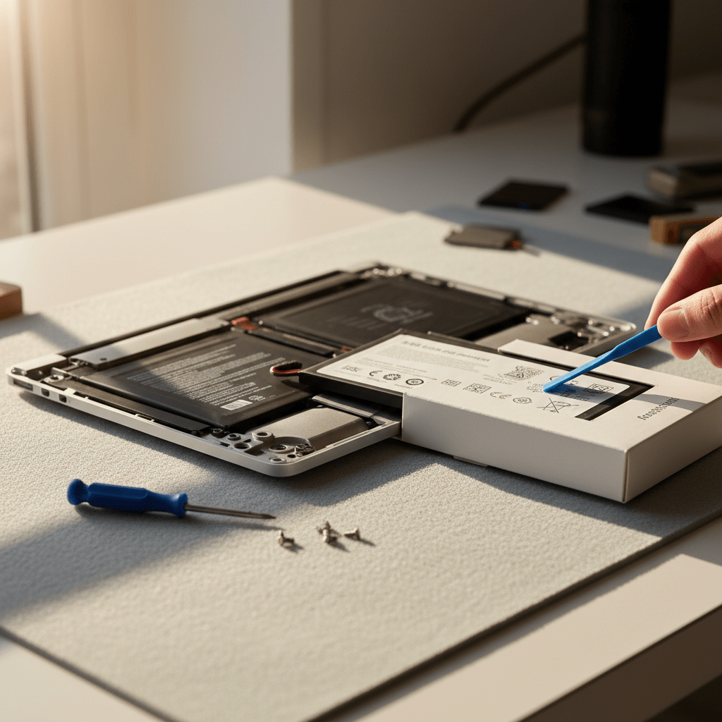 MacBook Pro laptop battery replacement service in Springfield — Brisbane SA 5062