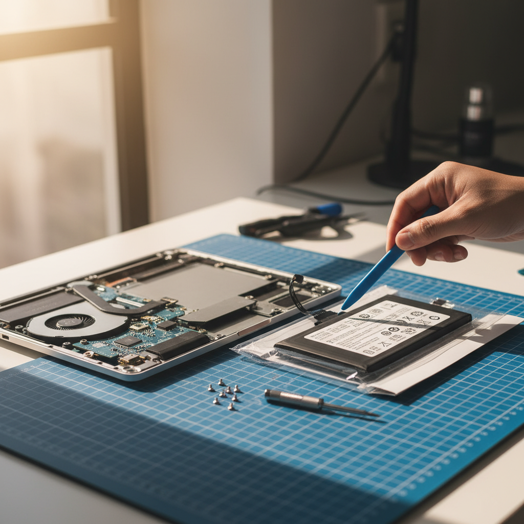 MacBook Pro laptop battery replacement service in Tea Gardens — Newcastle NSW 2324