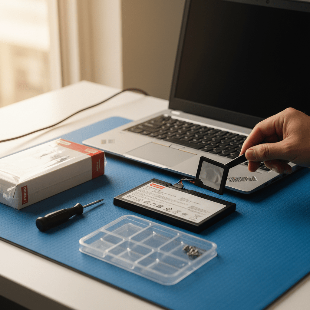 Lenovo ThinkPad laptop battery replacement service in Torrensville Plaza — Adelaide SA 5031
