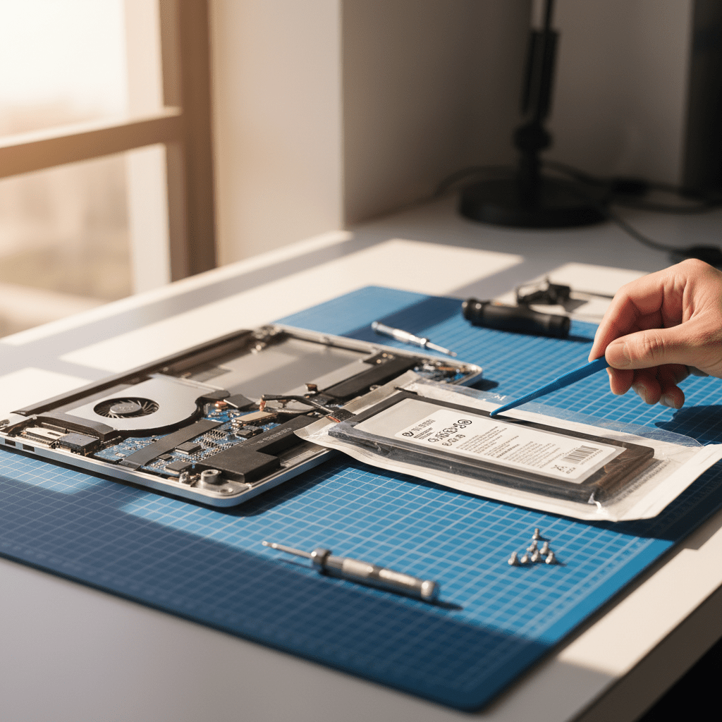 MacBook Pro laptop battery replacement service in Upper Sturt — Adelaide SA 5156