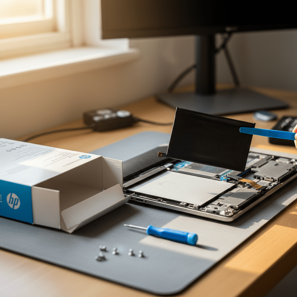 HP laptop battery replacement service in Vista — Adelaide SA 5091