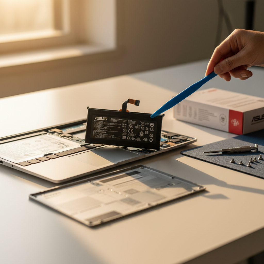 ASUS laptop battery replacement service in Waratah — Newcastle NSW 2298