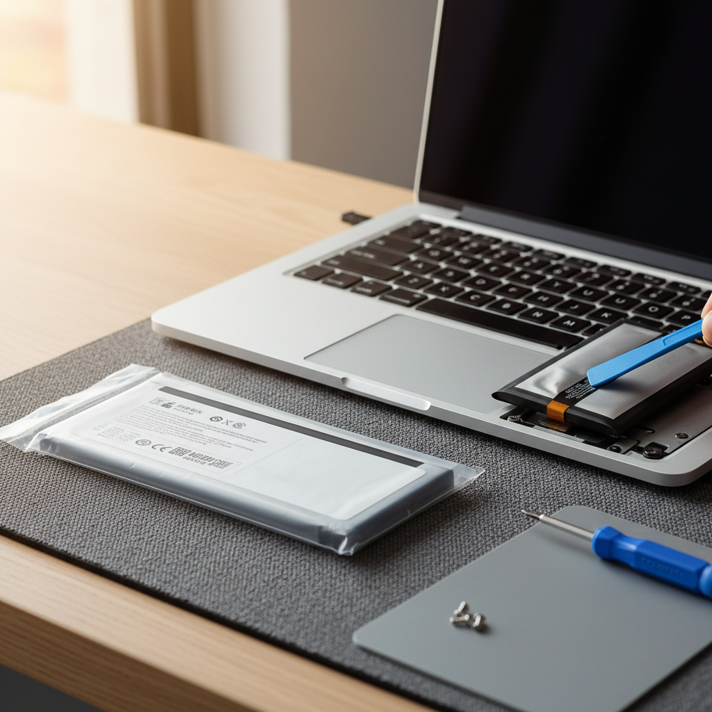 MacBook Pro laptop battery replacement service in Waratah West — Newcastle NSW 2298