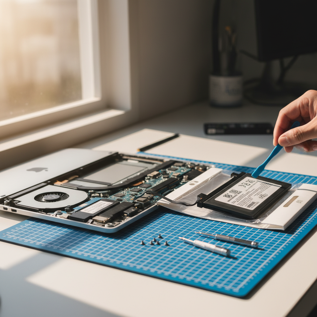 MacBook Pro laptop battery replacement service in West Hobart — TAS 7000