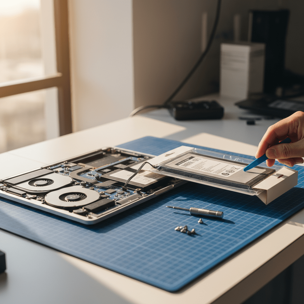 MacBook Pro laptop battery replacement service in West Lakes Shore — Adelaide SA 5020