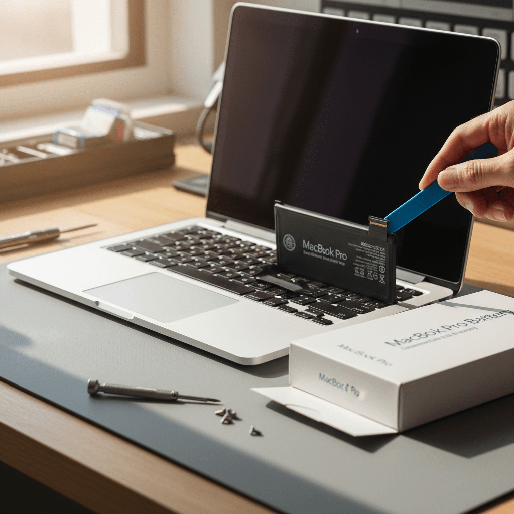 MacBook Pro laptop battery replacement service in Woodville — Newcastle SA 5011