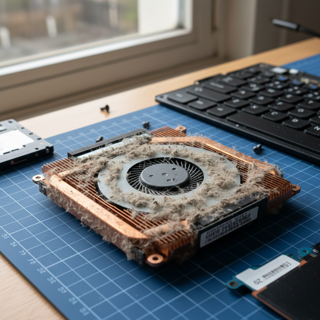 Dust-clogged laptop fan cleaning service in Lloyd Creek — Darwin NT 0822