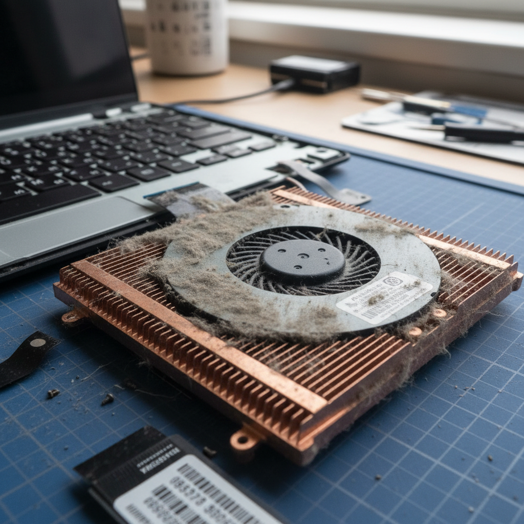 Dust-clogged laptop fan cleaning service in Reynella — Adelaide SA 5161