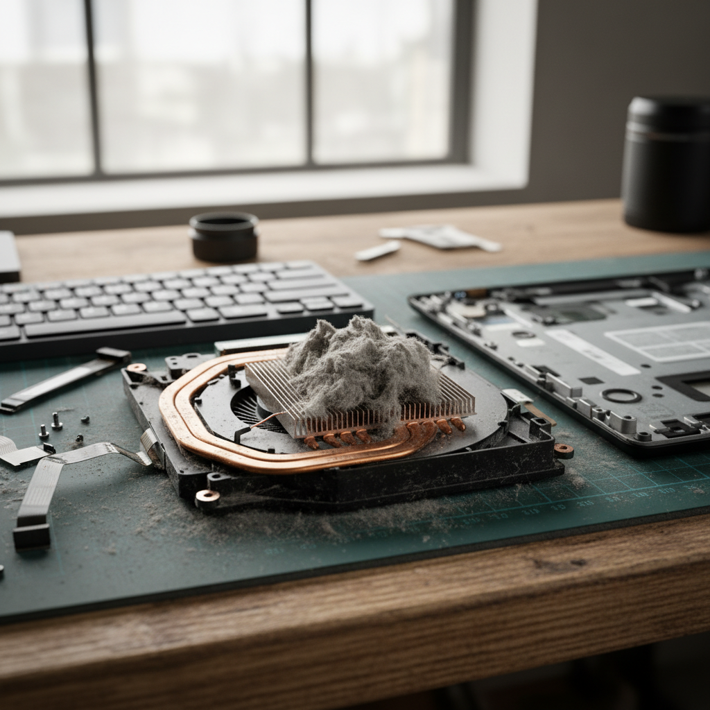 Dust-clogged laptop fan cleaning service in Scott Creek — Adelaide SA 5153