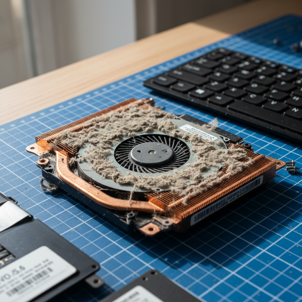 Dust-clogged laptop fan cleaning service in Seaford Meadows — Adelaide SA 5169