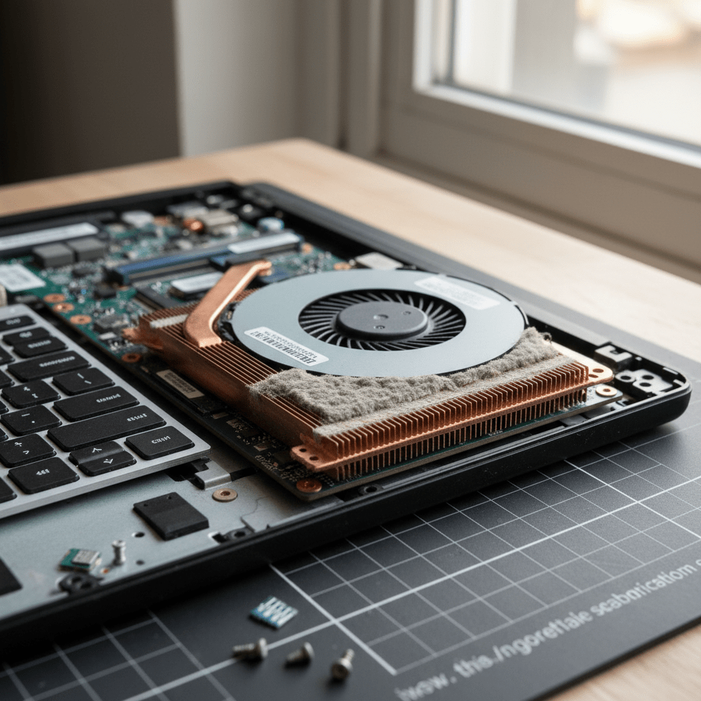 Dust-clogged laptop fan cleaning service in St Peters — Adelaide SA 5069