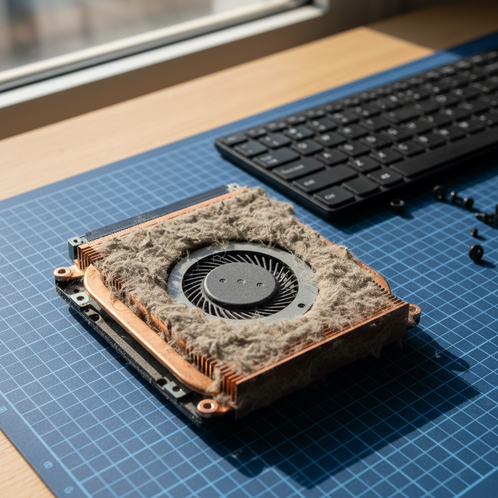 Dust-clogged laptop fan cleaning service in Weddell — Darwin NT 0822