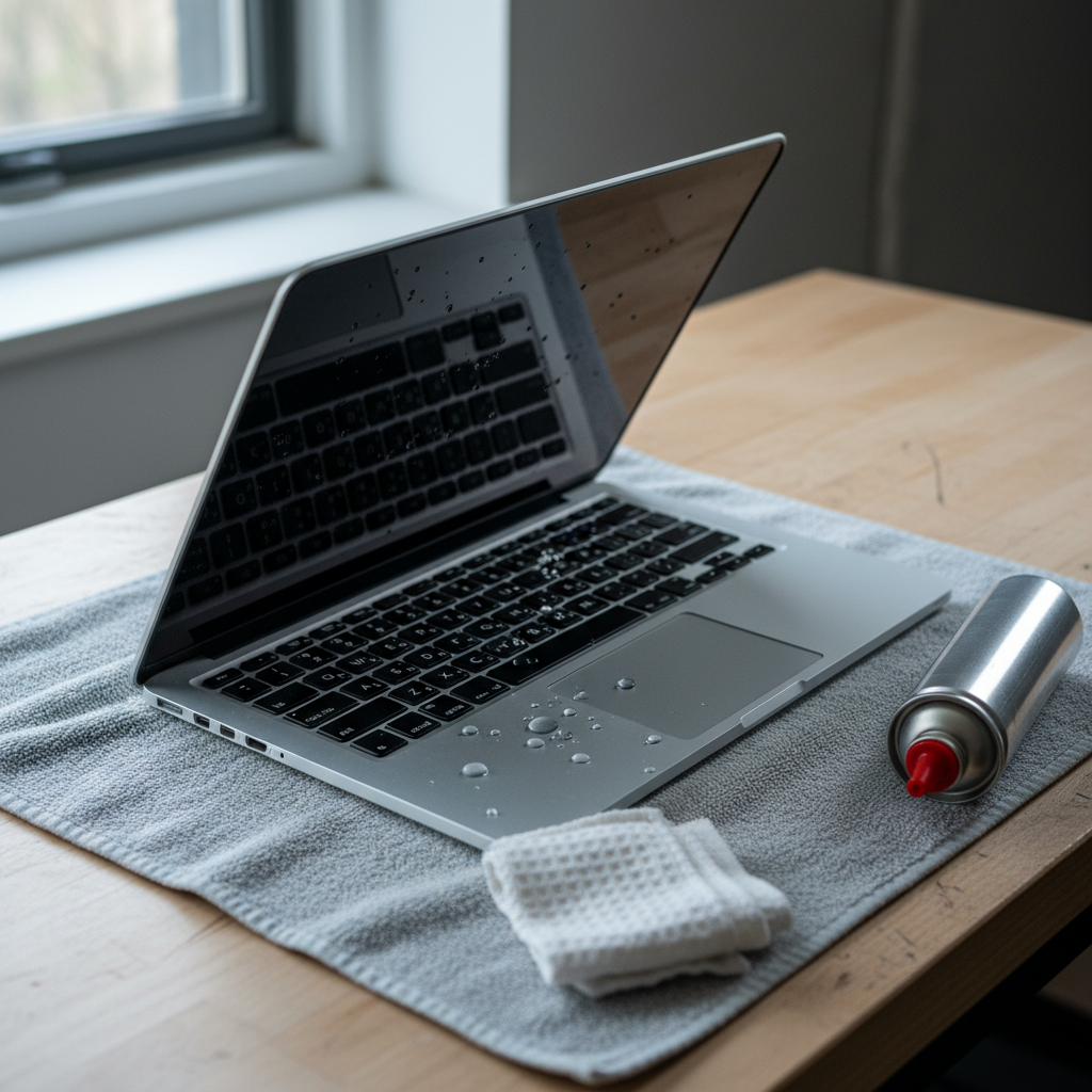 Liquid damage laptop repair in Argenton — Newcastle NSW 2284