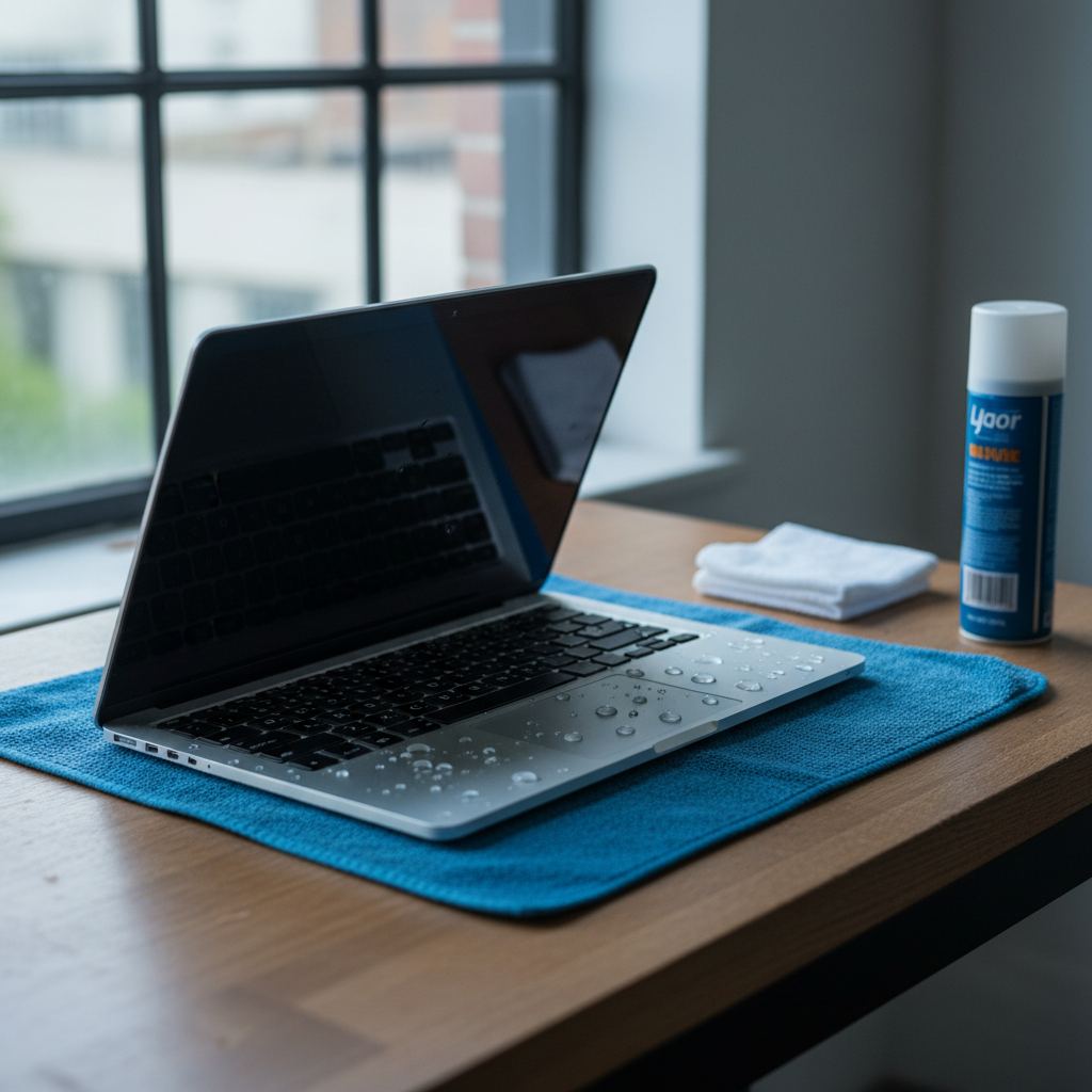 Liquid damage laptop repair in Barnsley — Newcastle NSW 2278