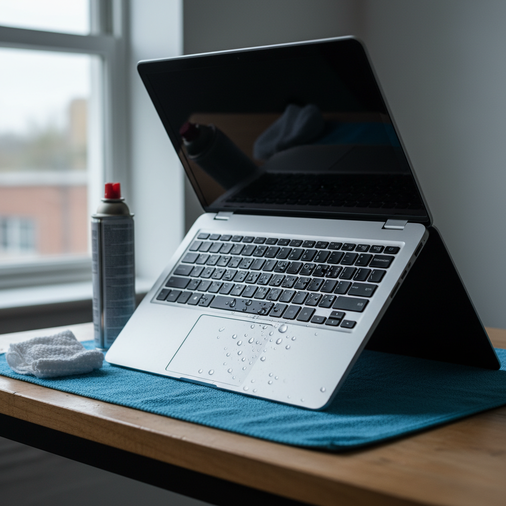 Liquid damage laptop repair in Brunkerville — Newcastle NSW 2323