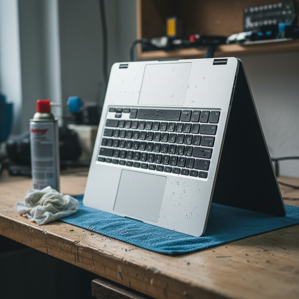 Liquid damage laptop repair in Buttaba — Newcastle NSW 2283