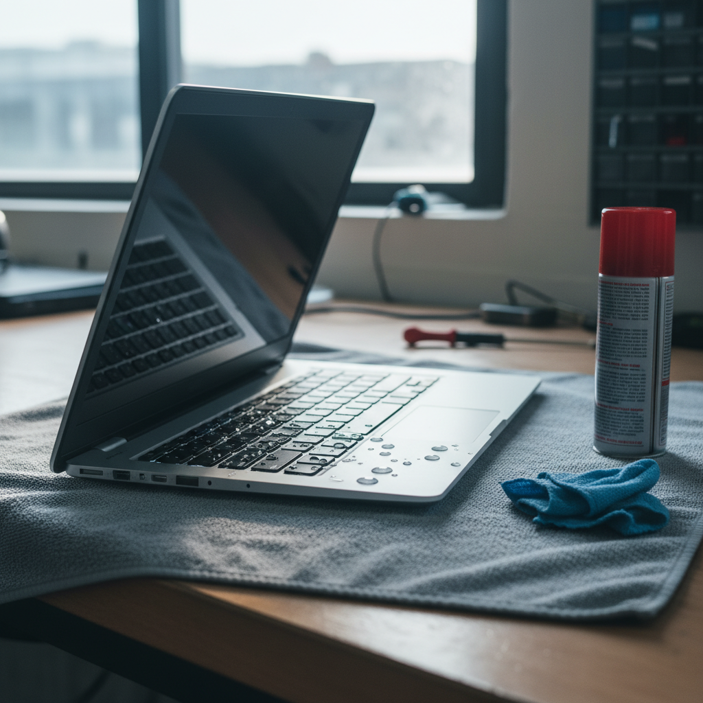 Liquid damage laptop repair in Carey Bay — Newcastle NSW 2283