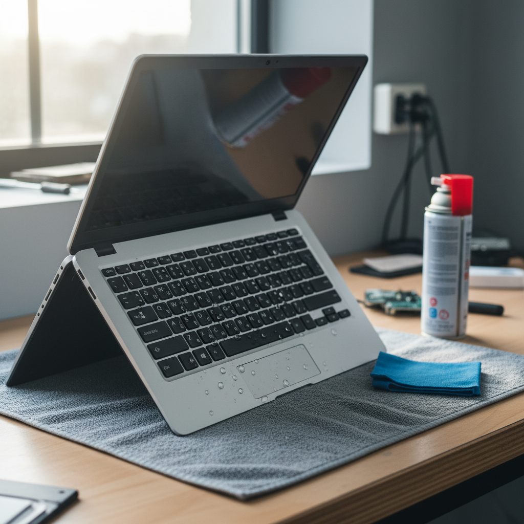 Liquid damage laptop repair in Clovelly Park — Adelaide SA 5042