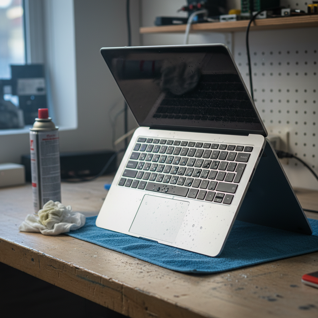 Liquid damage laptop repair in Colongra — Newcastle NSW 2262