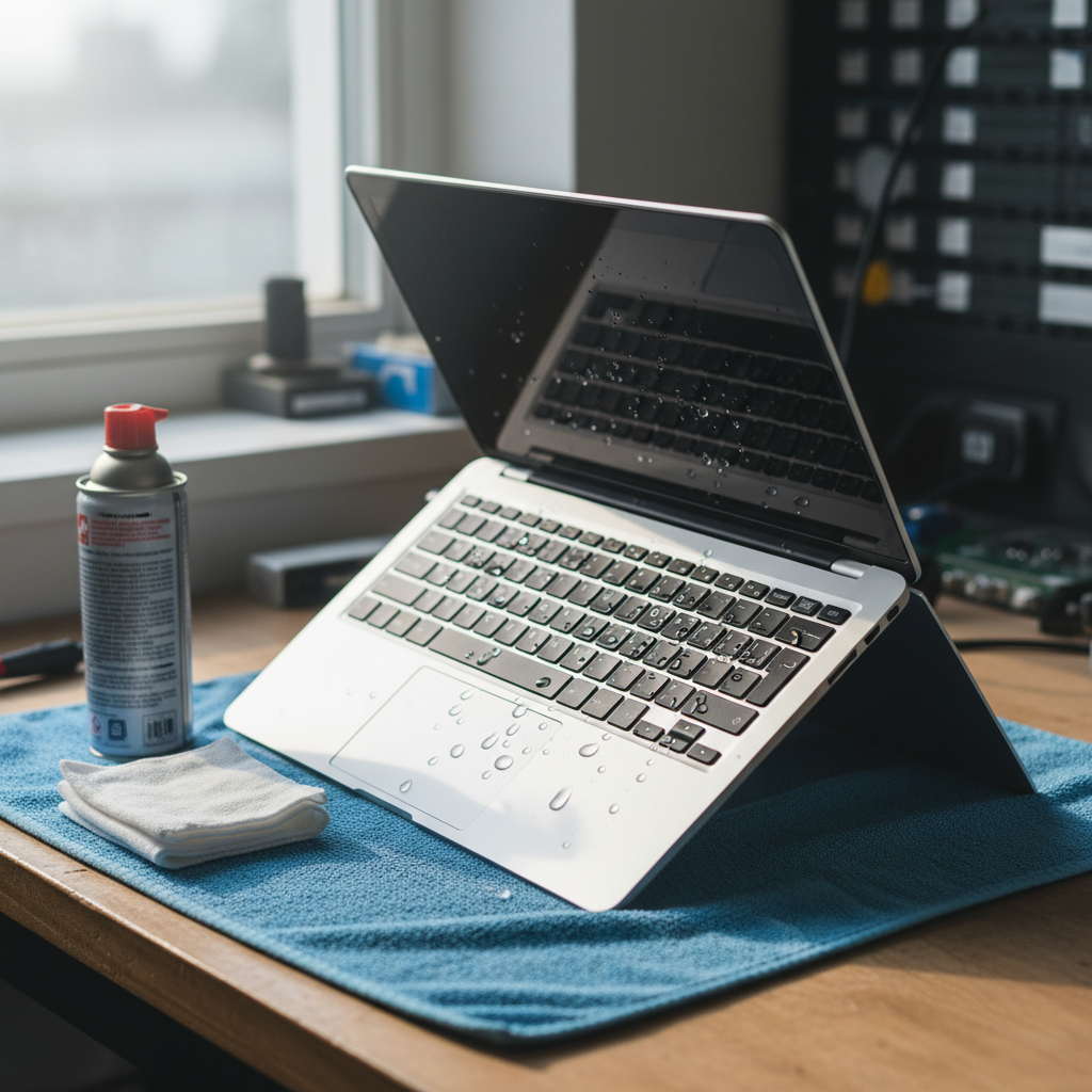Liquid damage laptop repair in Craigburn Farm — Adelaide SA 5051