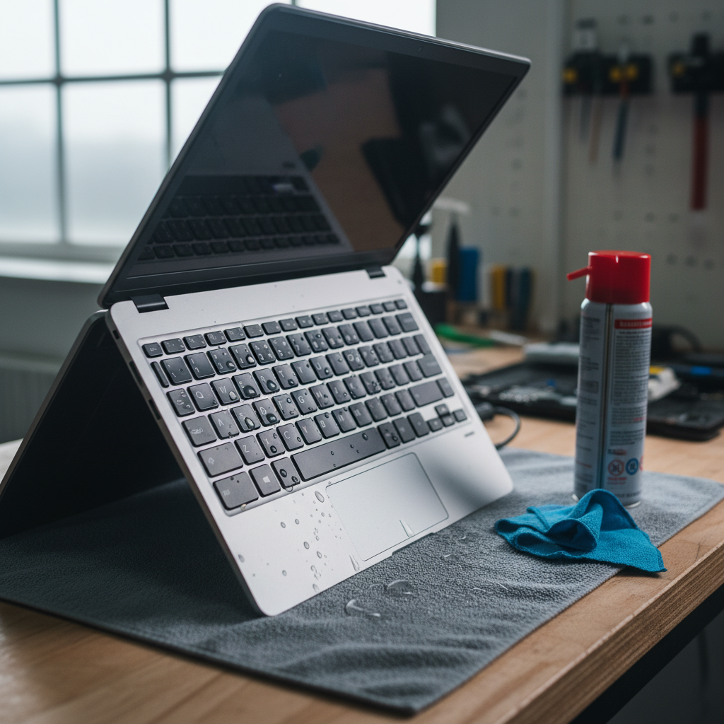 Liquid damage laptop repair in Dudley — Newcastle NSW 2290