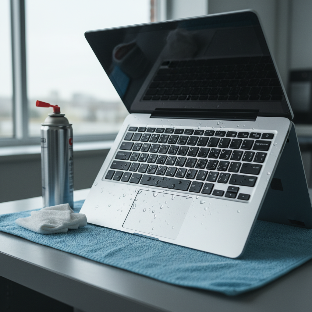 Liquid damage laptop repair in Evanston Park — Adelaide SA 5116
