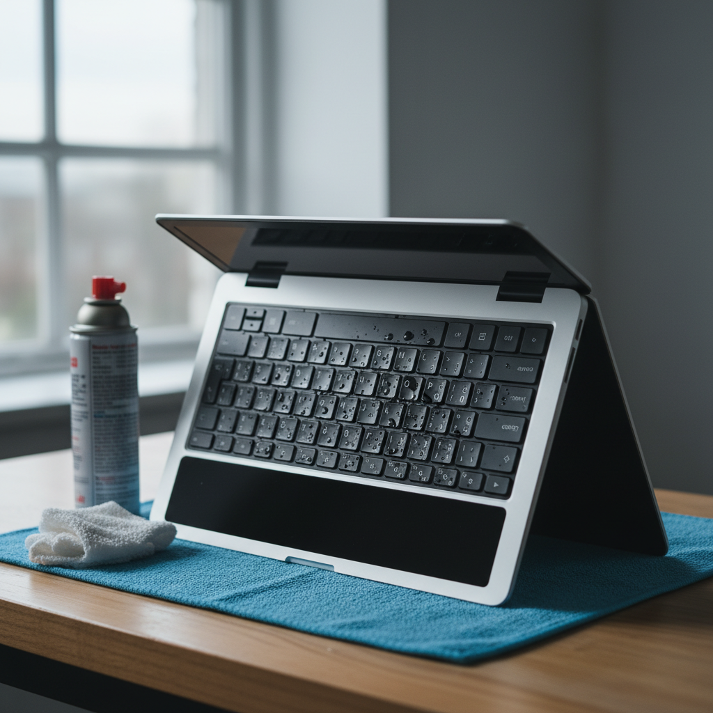 Liquid damage laptop repair in Ferodale — Newcastle NSW 2318