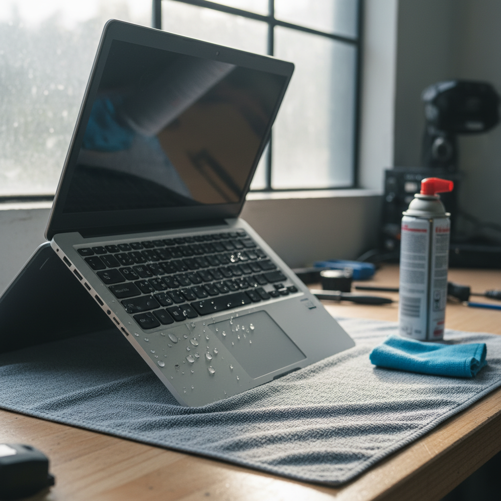 Liquid damage laptop repair in Gillieston Heights — Newcastle NSW 2321