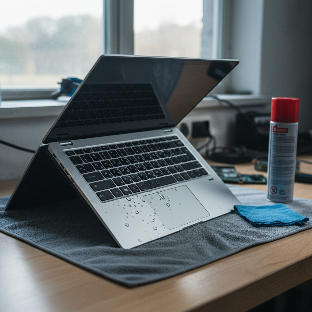 Liquid damage laptop repair in Greta — Newcastle NSW 2334
