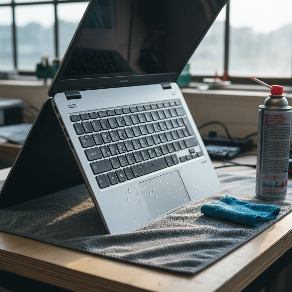 Liquid damage laptop repair in Humbug Scrub — Adelaide SA 5114