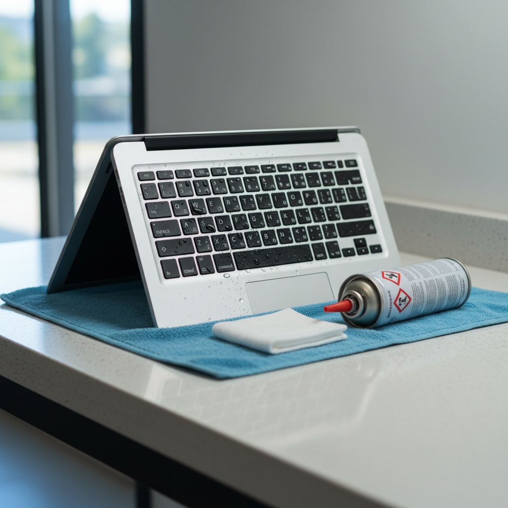 Liquid damage laptop repair in Jesmond — Newcastle NSW 2299