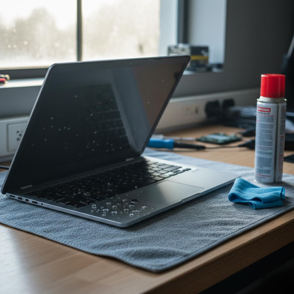 Liquid damage laptop repair in Klemzig — Adelaide SA 5087