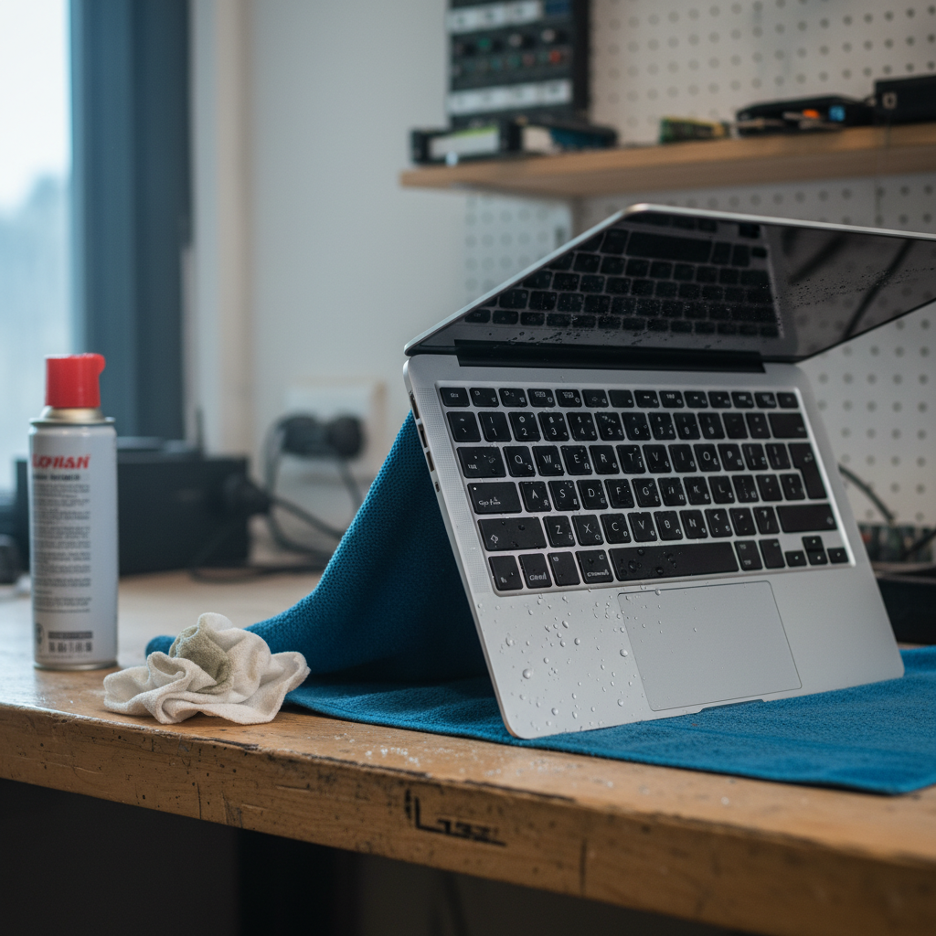 Liquid damage laptop repair in Lochinvar — Newcastle NSW 2321