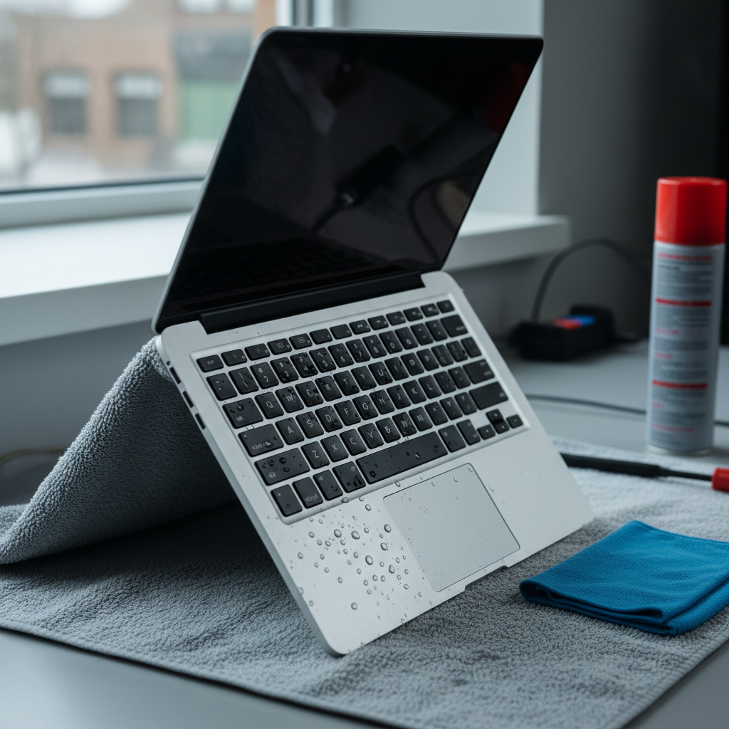 Liquid damage laptop repair in Martinsville — Newcastle NSW 2265