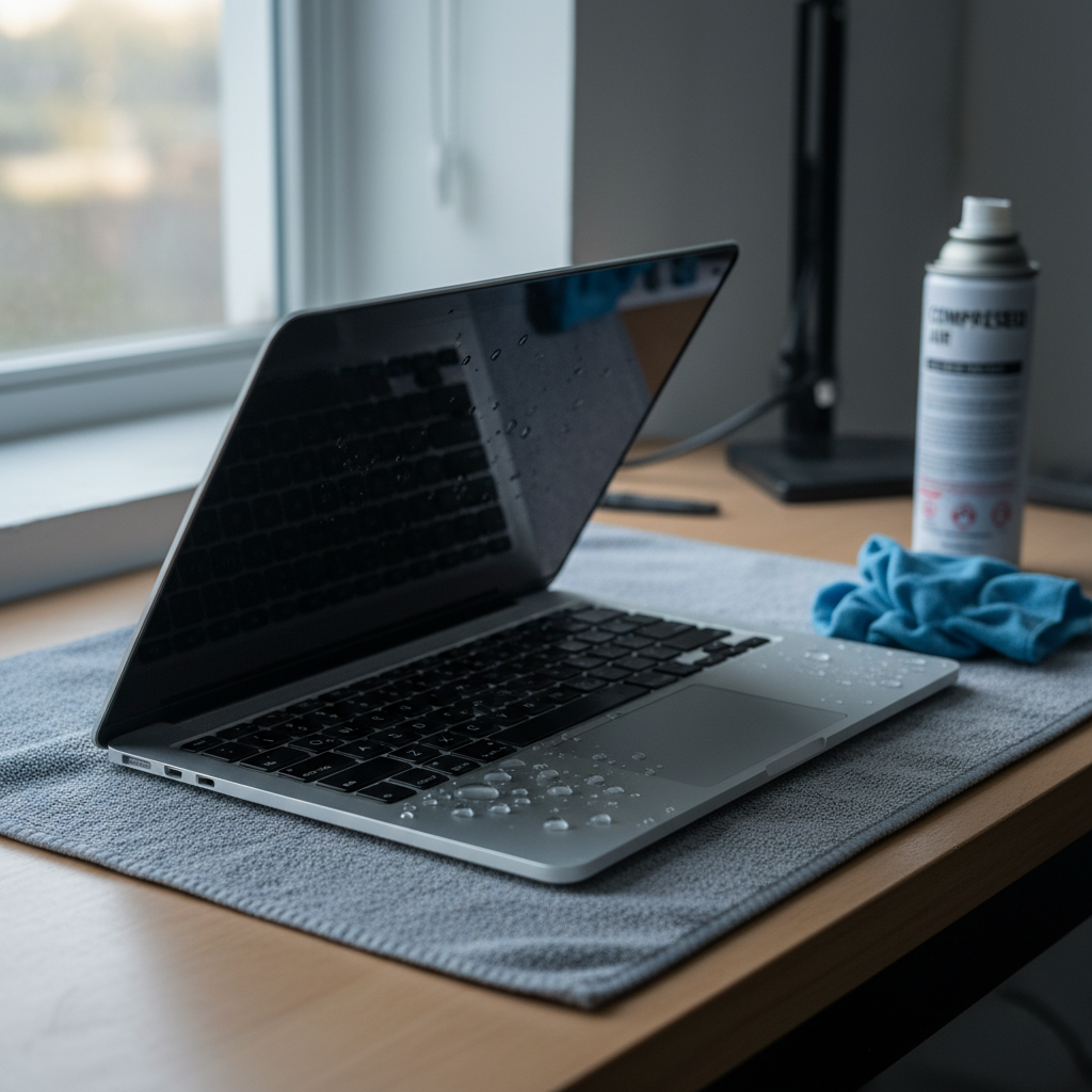 Liquid damage laptop repair in Munno Para Downs — Adelaide SA 5115