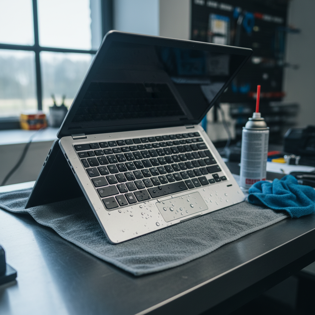Liquid damage laptop repair in Northgate — Adelaide SA 5085