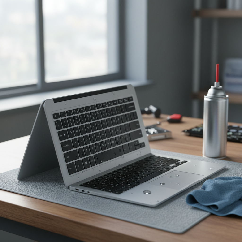 Liquid damage laptop repair in Oyster Cove — Newcastle NSW 2318