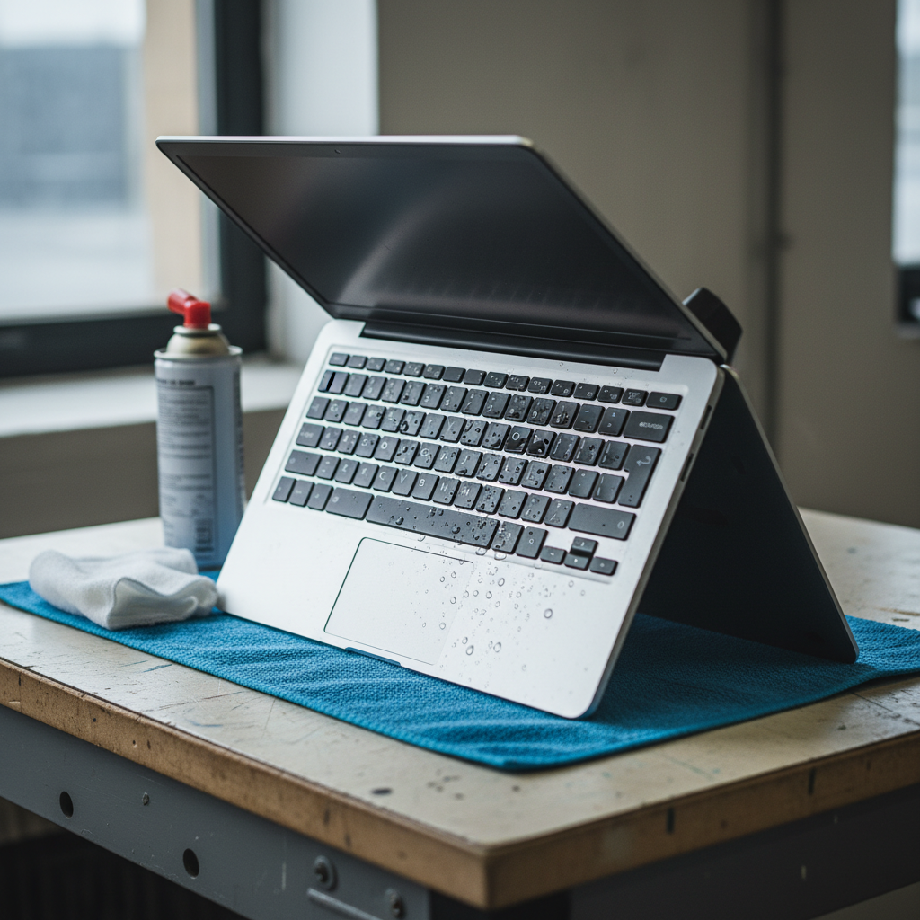 Liquid damage laptop repair in Seahampton — Newcastle NSW 2286