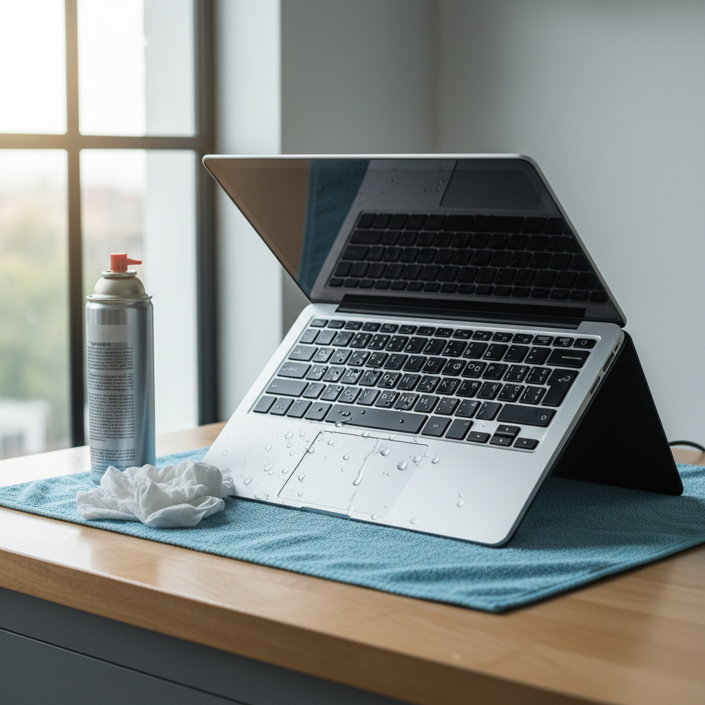 Liquid damage laptop repair in Silverwater — Newcastle NSW 2128