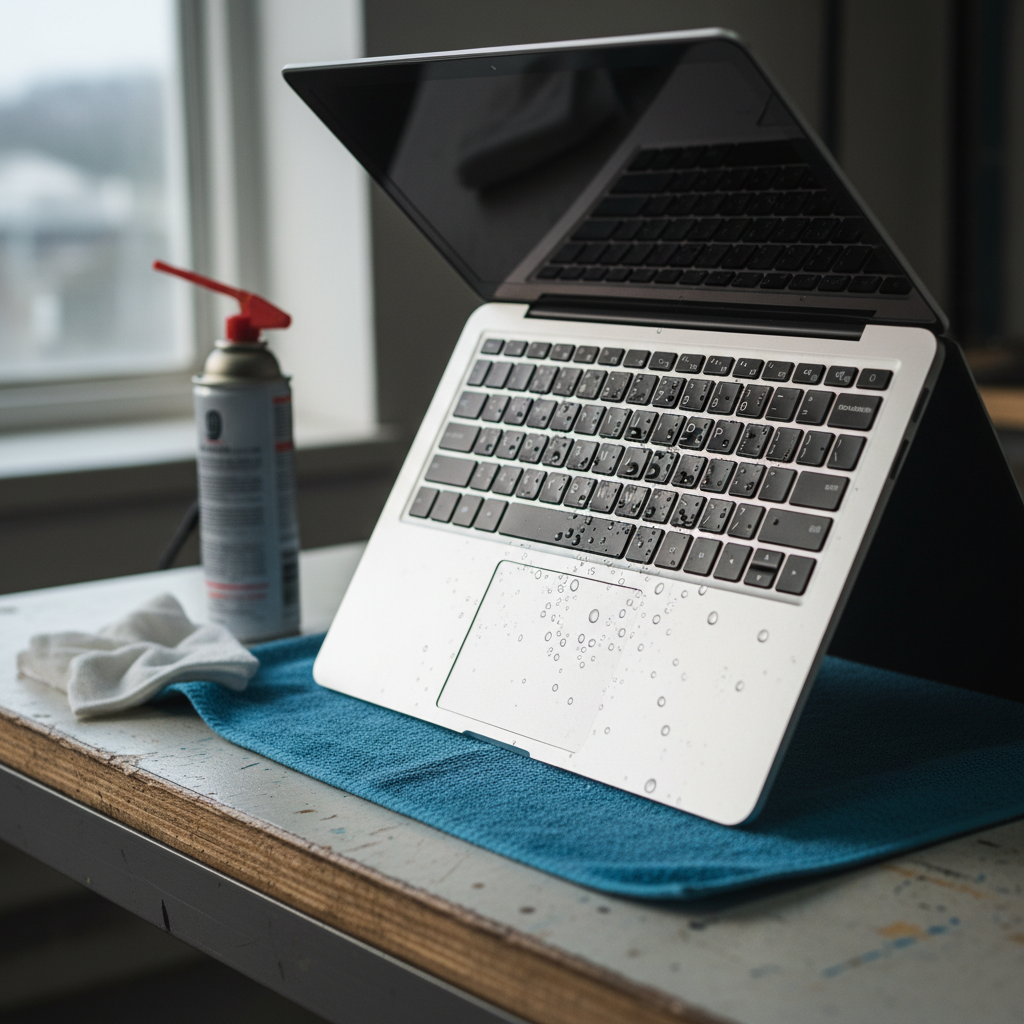 Liquid damage laptop repair in Silverwater — Newcastle NSW 2264