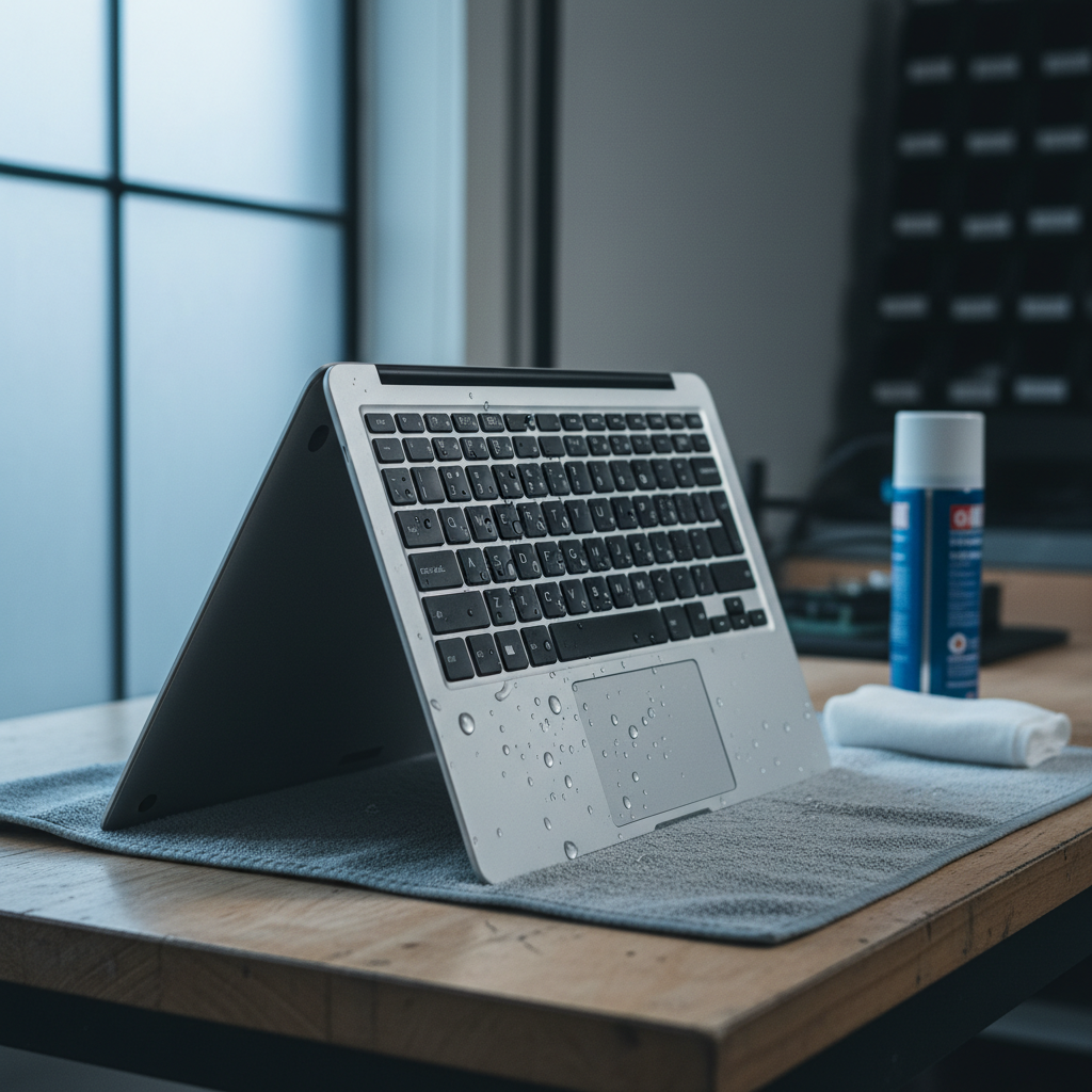 Liquid damage laptop repair in Soldiers Point — Newcastle NSW 2317
