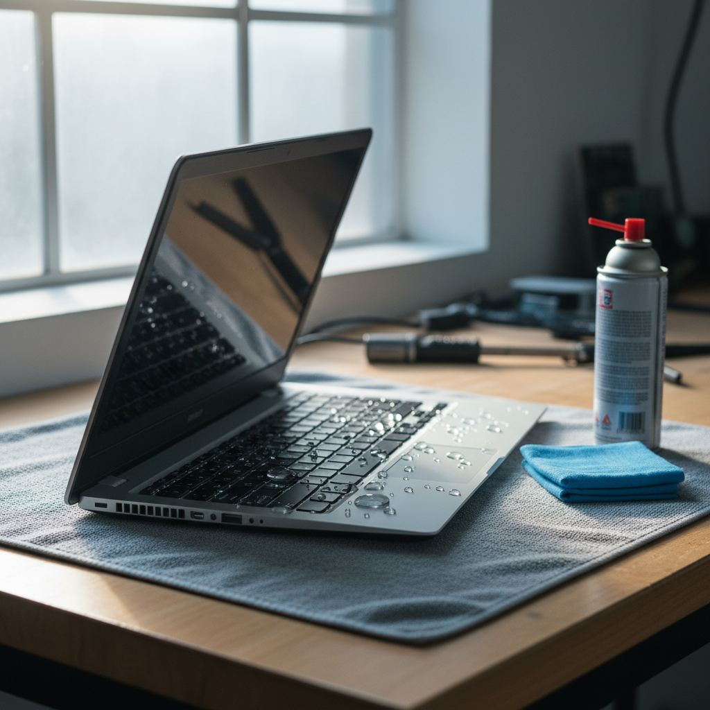 Liquid damage laptop repair in Stockton — Newcastle NSW 2295