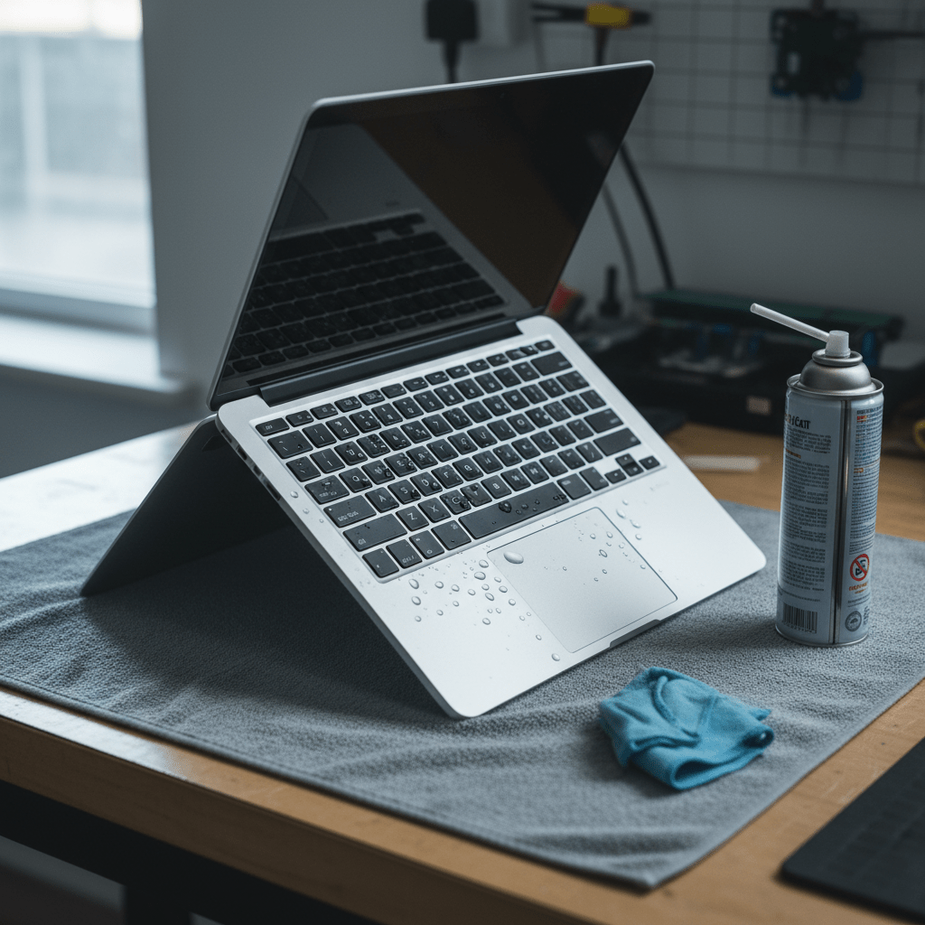 Liquid damage laptop repair in Thorngate — Adelaide SA 5082