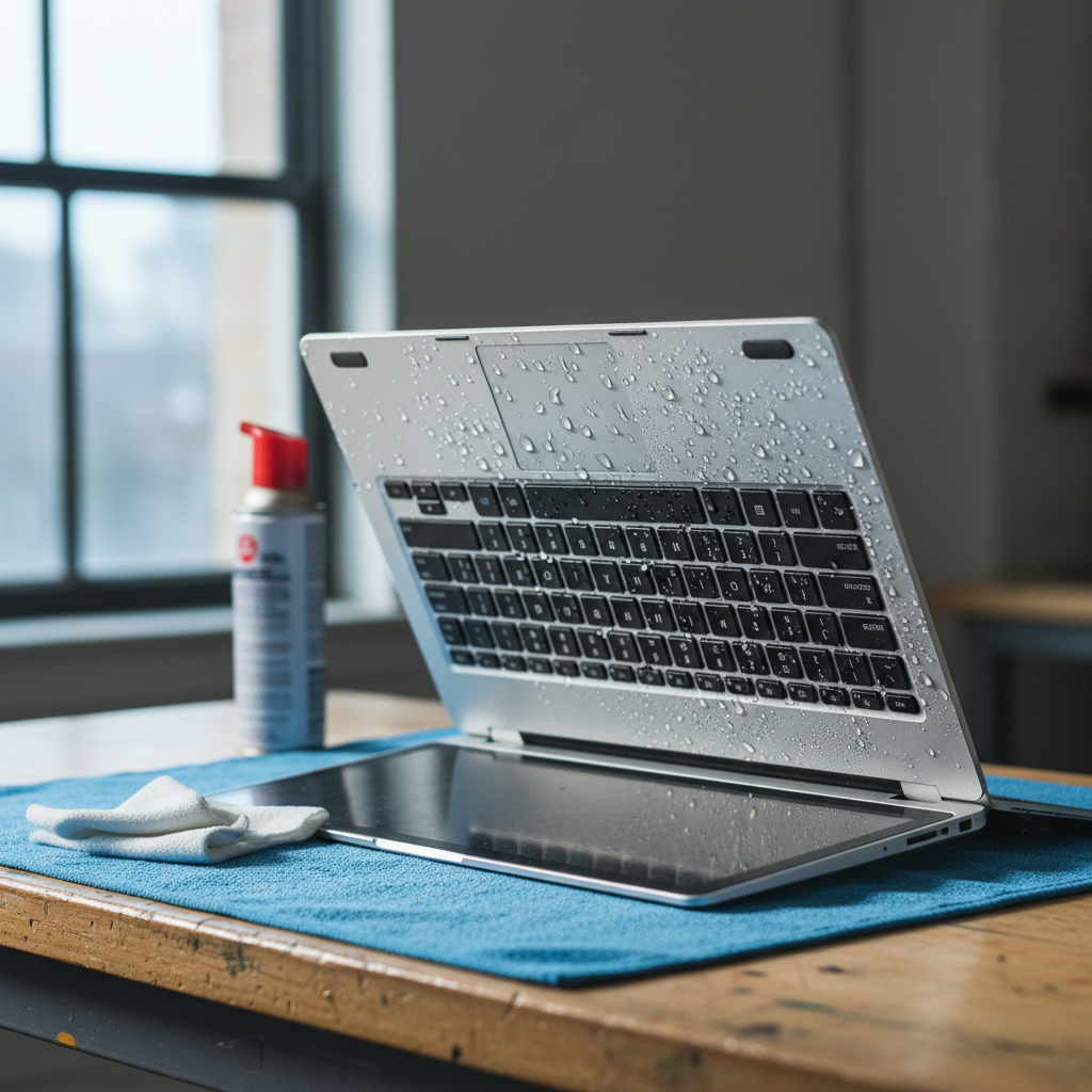 Liquid damage laptop repair in Thornton — Newcastle NSW 2322