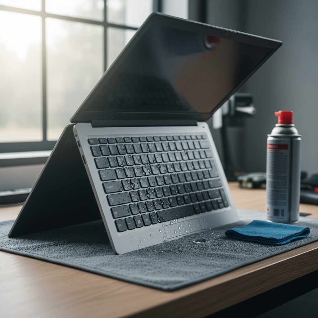 Liquid damage laptop repair in Tingira Heights — Newcastle NSW 2290